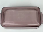 Pyrex 213-R Cranberry Rectangular 10 3/8 Casserole Loaf Pan QT/1.5L. Fixed Price $15.00.