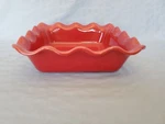 New! Cerise (red) 9.5" Square Baking Dish By Emile Henry. Fixed Price $45.00.
