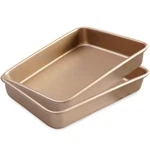 2 Pack 11 Inch Baking Sheet Pans, Deep Size Nonstick Cookie .... Fixed Price $32.37.