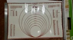 Fox Run Silicone Pastry/baking Meauring Mat 23.25" 15.25". Non-stick.. Fixed Price $10.73.