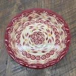 Temptations By Tara Pie Plate Casserole 1 Qt. 9" Old World Cranberry Red. Fixed Price $19.98.