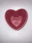 Chantal 93-HCF 2 Cup Ceramic Pink Heart Shaped Baking Dish-new 5.5. Fixed Price $9.99.
