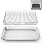 Stainless Steel Air Fryer Basket And Tray, Compatible With TOA-060 TOA-065. Fixed Price $40.99.