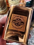 Jacob Bromwell Vermonter $400 Handmade Copper Flask Engraved 9OZ Groomsman W/bag. Fixed Price $87.39.