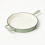 12" Enamel Skillet Sage Green - Figmint. Fixed Price $29.99.