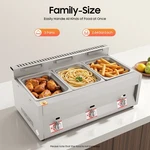 3-PAN Propane Gas Food Warmer Restaurant Tabletop Desktop Countertop Steam. Fixed Price $151.95.
