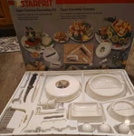New Starfrit Super Gourmet Food Decorating Ensemble Slicer Kitchen Gadgets. Fixed Price $18.71.