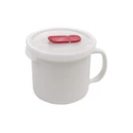 Goodcook 04164 Ceramic Mug With Vented Lid, 20OZ, White. Fixed Price $30.00.