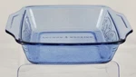 Anchor Hocking Laurel Embossed Coastal Blue Square Baking Dish 2 Qt Glass New. Fixed Price $22.95.