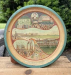 Antique Young Ocean Pier Atlantic City Nj Theme Park Litho Advertising Tray. Fixed Price $327.85.