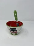 Temptations By Tara Snowman Dish & Pocket Spreader. Fixed Price $12.00.