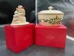 Lenox Holiday Casserole Dish W/ + Salt & Pepper Shaker Christmas Holly *nib. Fixed Price $45.00.