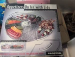 Prodyne Appetizers On Ice W/lids, 4-COMPARTMENTS A5-5L Clear New. Fixed Price $45.00.