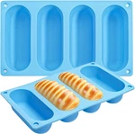 Canipha 2 Pack Hot Dog Bun Pan, Silicone Molds Sausage Nonstick. Fixed Price $17.70.