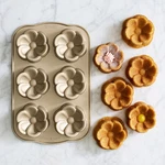 Nordic Ware Platinum Series Daisy Buttercup Cakelet Pan Made The Usa 6. Fixed Price $19.99.