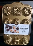 Martha Stewart Bundt Charms Gold Mini Cake Pan 1.2 Cup Nwot Tea Party Bridgerton. Fixed Price $22.50.