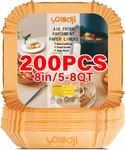 200PCS Air Fryer Disposable, Liners, 8.7" Square Parchment. Fixed Price $18.99.