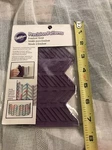 Wilton Silicone Precision Patterns Fondant Mold New Baking Decorating Chevron. Fixed Price $9.00.