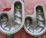 Christmas Candy Cane Baking Pan 2 Pack Holiday Home 5.7"LX 6.89"WX 1.18"D. Fixed Price $16.10.