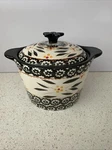Temp-tations Ovenware Small Crock Old World Black PPP-SQ-819494. Fixed Price $19.00.