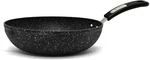 The Rock 11'' (28CM) Non-stick Stir Fry Pan Durable Forged Aluminum Oven Saf. Fixed Price $60.99.