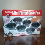 Norpro Mini Fluted Cake Pan, Non-stick 6 Linking Pans Recipes Included, New. Fixed Price $11.99.