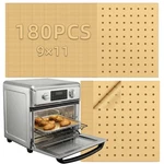 Meiya Air Fryer Liners Disposable, 180PCS Parchment Paper Sheets Large, Brown. Fixed Price $16.99.