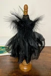 Black Mini Cover Dress Form Female Mannequin Display Jewelry Base Stand 12" Tall. Fixed Price $7.96.