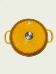 Le Creuset Olive Branch Cast Iron 3.5 Qt Braiser Nectar. Fixed Price $320.00.