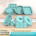 Silicone Cake Pan Nonstick Baking Mold High Temp Jelly Tray Reusable Bake Tool. Fixed Price $11.39.