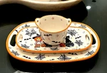 Temp-tations Boofetti Halloween Characters Spider Webs Bats 2 Serving Trays Bowl. Fixed Price $49.00.