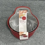 Rachael Ray 2 Piece Mixing Bowl Set 4QT 5QT Nesting Non-slip Base Red 47647. Fixed Price $29.99.