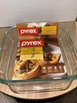 Pyrex Square 2QT Clear Easy Grab Glass Food Storage Casserole Baking Dish 8X8NEW. Fixed Price $24.95.