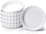 Taeochiy 8 Oz Creme Brulee Ramekins, Porcelain Oven Safe, Round Tart Pa. Fixed Price $36.95.