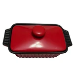 Crock-pot Red Mini Casserole Dish W Lid 8 Loaf Baker Oven Safe. Fixed Price $19.99.