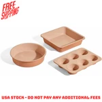 Our Place Wonder Oven Baker Kit 3 Piece Ceramic Nonstick Bakeware Set, Spice. Fixed Price $60.99.