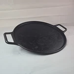Lodge Cast Iron Pizza Pan/griddle 14"-P14P-WELL Seasoned-loop Handles&raised Rim. Fixed Price $39.99.