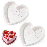 Sj 2P Silicone Heart Shaped Cake Pans, 10 Inch Nonstick Pan, Bpa Free. Fixed Price $17.50.