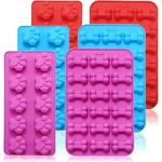 6PCS Silicone Molds Puppy Dog Paw And Bone, Elegant Chocolate For Baking,. Fixed Price $8.74.