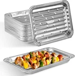 Stock Your Home Disposable Aluminum Foil Broiler Pan (10 Pack) For Oven - Durabl. Fixed Price $26.39.