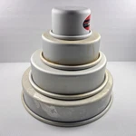 Fat Daddio's Anodized Aluminum Cake Pans 9X2 Prd 72-52-32 Preowned Need Tlc Set. Fixed Price $22.77.