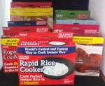 Rapid Brands Cookers - Rice, Egg, Ramen, Brownie, Mac, Veggie & Pizza. Fixed Price $7.95.