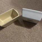 Lot Of 2 Celebrate It Ceramic Mini Loaf Pan Dishwasher, Oven, Microwave Safe. Fixed Price $20.00.