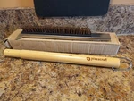 Pizzacraft Baking Stone Wire Bristle Brush & Scrapper Hanging Ring Wooden Handle. Fixed Price $8.50.