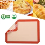 Flexible Easy Clean Up 100%NON-STICK Oven Mats Baking Sheets For Bread Pastry. Fixed Price $18.99.