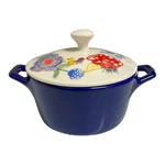 The Pioneer Woman Mini Casserole Dish Blue Floral Celia Stoneware 8.7OZ Euc. Fixed Price $8.88.