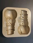 Williams Sonoma Nordic Ware 3D Snowman Cake Pan Baking Mold Christmas Holidays. Fixed Price $20.00.