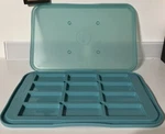 Pampered Chef Snack Maker & Lid Oven Safe Silicone Mold Makes 12 Bars. Fixed Price $13.30.
