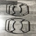 Set Of 2 Corning Ware Chrome Cradle Casserole Stand P - 11 W10. Fixed Price $7.99.