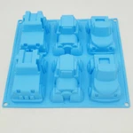 6 Cups Car Truck Silicone Mold Chocolate Candy Cupcake Baking Tools. Fixed Price $9.79.
